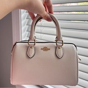 Coach Mini Rowan Satchel In Chalk